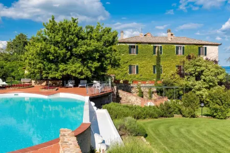 Appartement avec terrasse et piscine partagée à Murlo, Toscane : photo 10