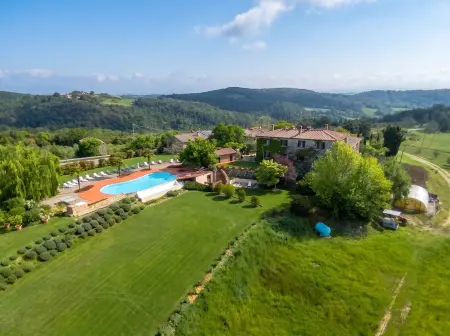 Appartement avec terrasse et piscine partagée à Murlo, Toscane : photo 15
