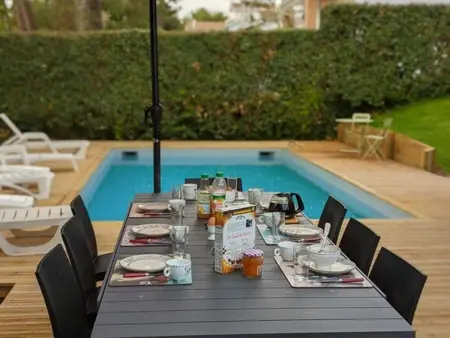 Villa californienne 3★ piscine chauffée - Moliets-et-Maa : photo 15