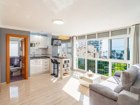 Studio vue mer première ligne de plage à Benalmádena : photo 5