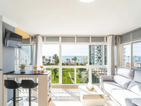 Studio vue mer première ligne de plage à Benalmádena : photo 6
