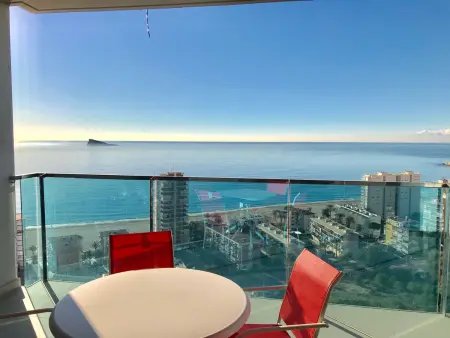 Location appartement à Benidorm, Appartement moderne vue mer - 4 pers.