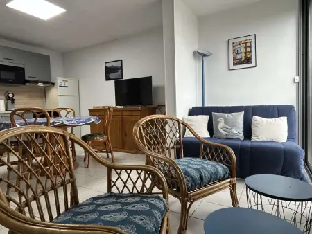 Appart vue mer Banyuls, 4 pers., clim, parking : photo 4