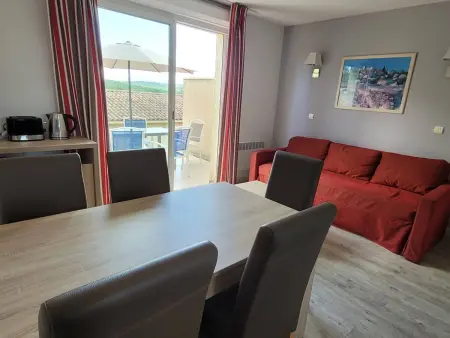Location maison à Salavas, Maison climatisée, animaux admis - 6 pers.