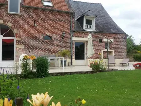 Location gite à Beaumont en Beine, Maison de campagne, clim, animaux OK - 6 pers.