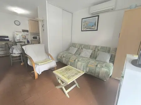T2 climatisé avec jardinet à Cap d'Agde, 1200m plage : photo 2