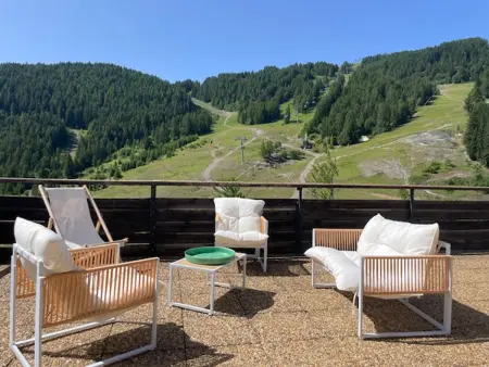 Appartement 75 m² vue pistes, terrasse 80 m² sud - Pra-Loup : photo 12