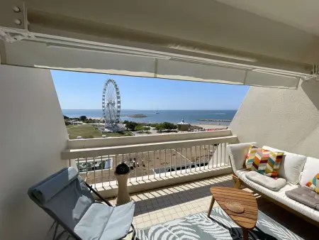 Appartement 2 pièces vue mer panoramique, 80 m de plage : photo 11