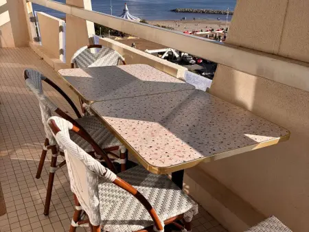 Appartement 2 pièces vue mer panoramique, 80 m de plage : photo 12