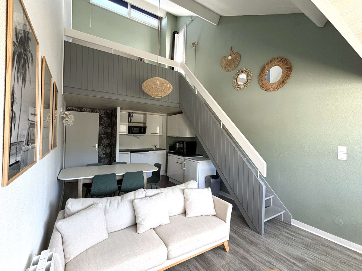 Duplex & studio 7 pers., piscine chauffée, tennis - Photo 1