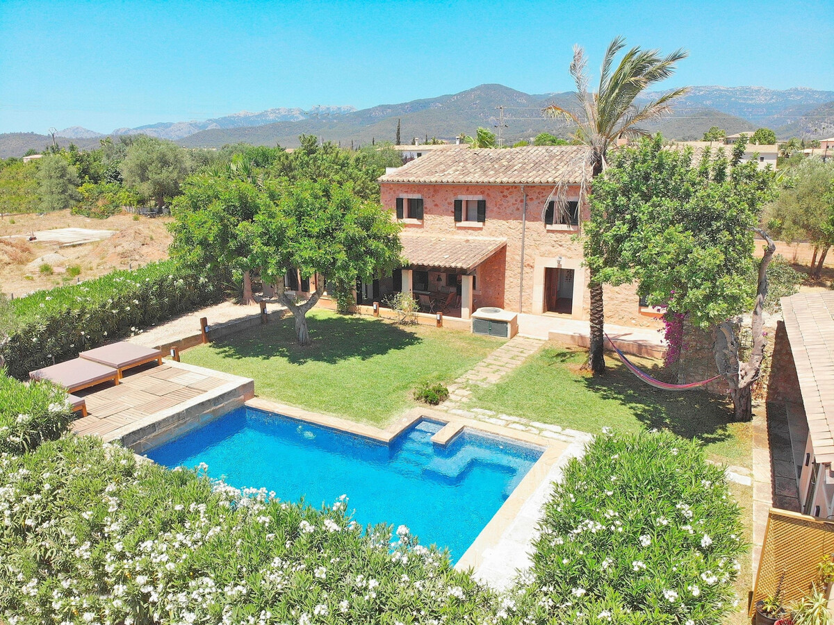Finca traditionnelle 4 chambres, piscine et vue Serra Tramuntana - Photo 4