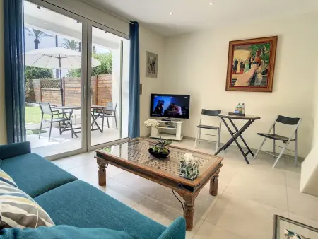 Appartement 1 chambre Croisette Cannes, terrasse 20 m² : photo 4