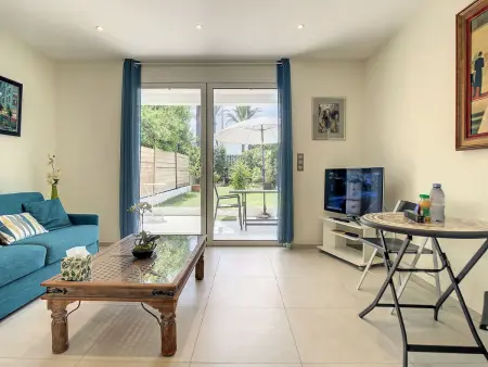 Appartement 1 chambre Croisette Cannes, terrasse 20 m² : photo 6