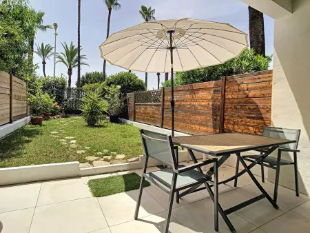 Appartement 1 chambre Croisette Cannes, terrasse 20 m² : photo 14