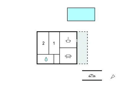 Maison 4 pers. avec piscine partagée à Perpignan : photo 20