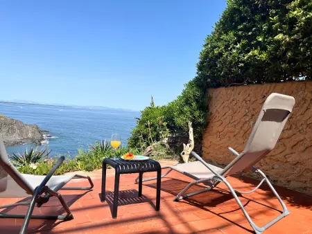 Location appartement à Port Vendres, Appartement T2, vue mer, parking - 4 pers.