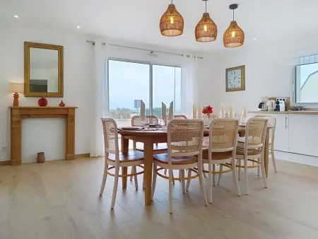 Les Agapanthes, maison 10 pers. avec vue mer à Saint Germain-sur-Ay : photo 4