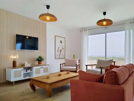 Les Agapanthes, maison 10 pers. avec vue mer à Saint Germain-sur-Ay : photo 13