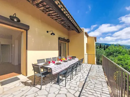 Maison La Baume – vue mer, piscine au sel, Le Tignet : photo 42