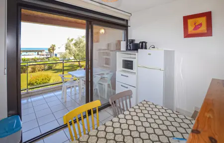 Studio vue mer avec piscine à Moriani Plage : photo 4