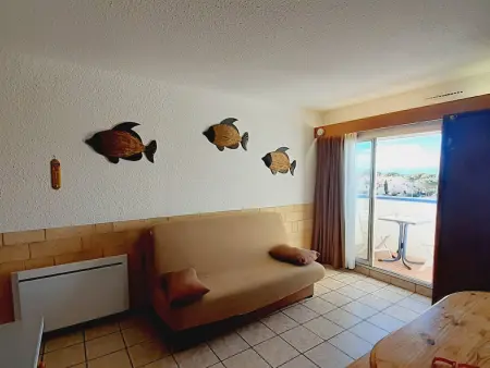 Studio balcon pieds dans l'eau au Barcarès : photo 2