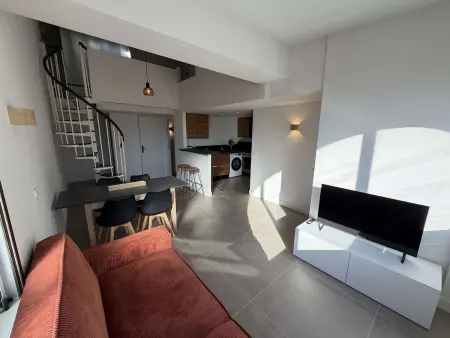 T2 duplex climatisé Port Leucate, 4 pers., centre : photo 1