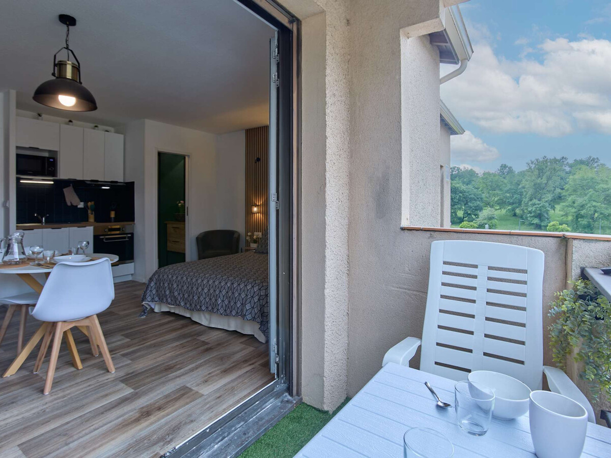 Studio rénové 23 m² balcon, parking - Barbotan-les-Thermes - Photo 6