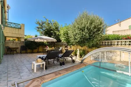 Maison 7 personnes avec piscine privée à Gruissan