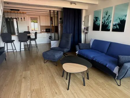 Appartement 55m² aperçu mer et piscine à Collioure : photo 9