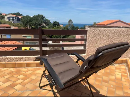 Appartement 55m² aperçu mer et piscine à Collioure : photo 13