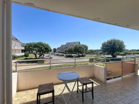 Studio 30m² balcon vue mer à Quiberon, 3 pers. : photo 11