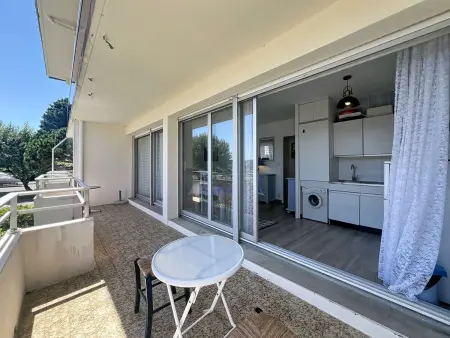 Studio 30m² balcon vue mer à Quiberon, 3 pers. : photo 13