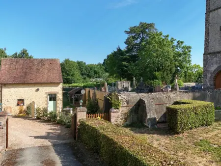Maison indépendante Marchainville, jardin clos, 4 pers.