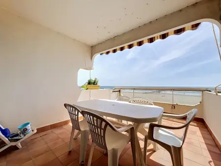 Location appartement à Mauguio, Studio sur plage, parking, animaux OK - 2 pers. vue mer