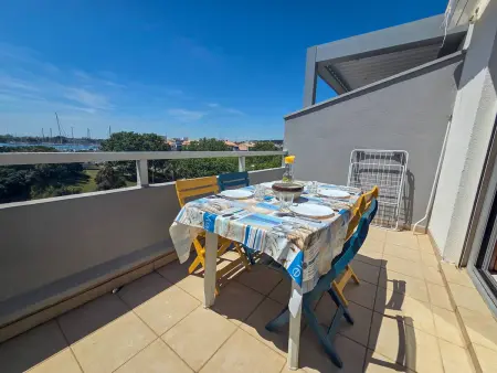 Studio mezzanine 4 pers. avec terrasse - Cap d'Agde : photo 2