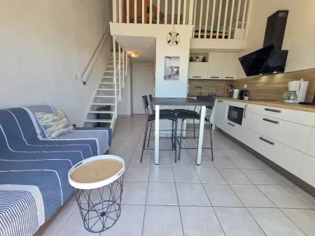 Studio mezzanine 4 pers. avec terrasse - Cap d'Agde : photo 3