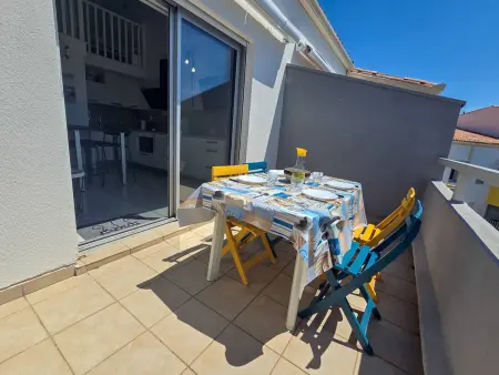 Studio mezzanine 4 pers. avec terrasse - Cap d'Agde : photo 12