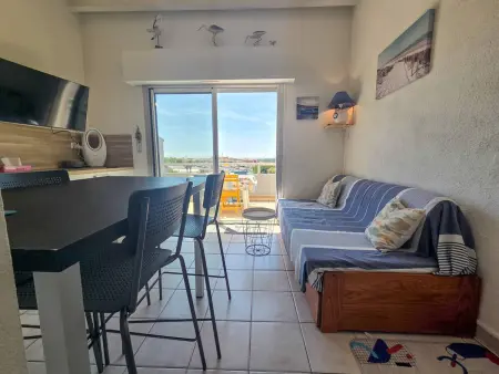 Studio mezzanine 4 pers. avec terrasse - Cap d'Agde : photo 14