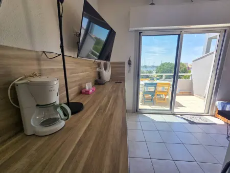Studio mezzanine 4 pers. avec terrasse - Cap d'Agde : photo 15