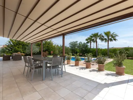 Gîte Inca 5 pers. : piscine privée et vue montagne : photo 17