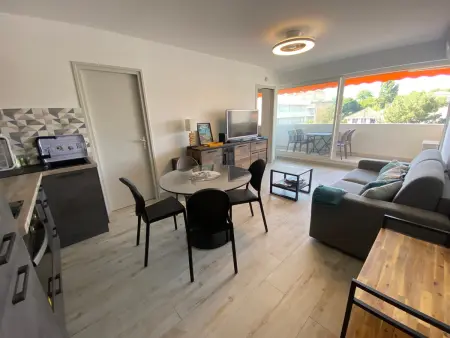 T2 32 m² terrasse sud, accès direct plage Eyrac : photo 5