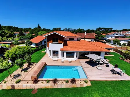 Location villa à Hossegor, Villa dexception avec piscine - 10 pers.
