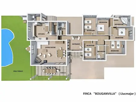 Bouganville, Maison 10 personnes à Llucmajor - Photo 30