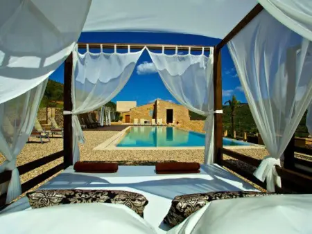 Location maison à Sant Llorenç des Cardassar, Luxuriöses Landhaus für 16 Personen mit Pool und Panoramablick