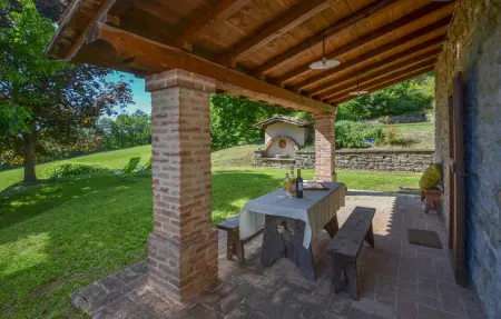 Maison rurale à Pietralunga, vue panoramique Ombrie : photo 3