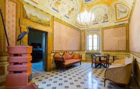 Maison 300m² en pierre à Sarnano, vue Sibillini
