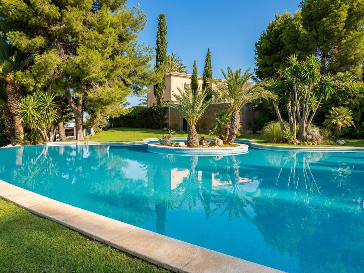 Villa Corfou Sitges : 4 chambres, piscine et tennis - Photo 2