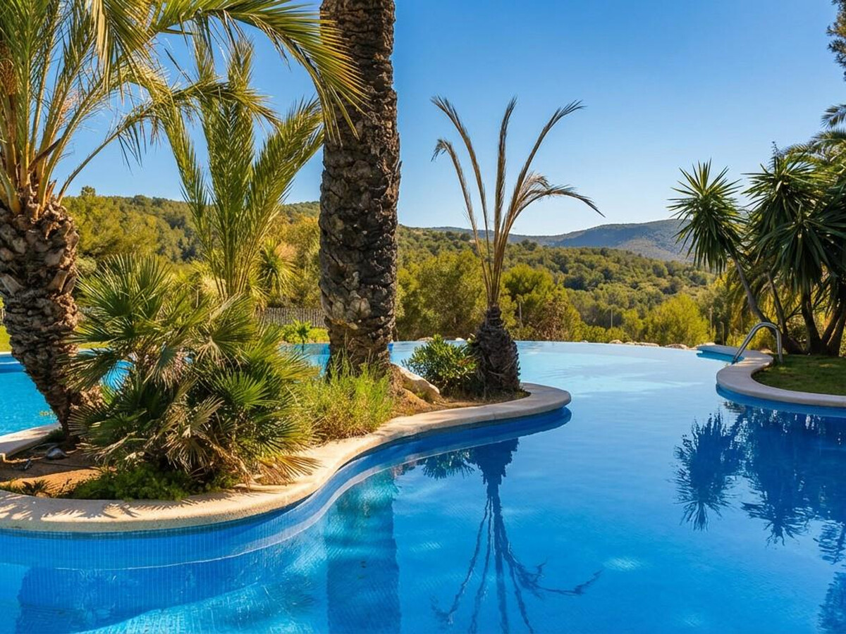 Villa Corfou Sitges : 4 chambres, piscine et tennis - Photo 25