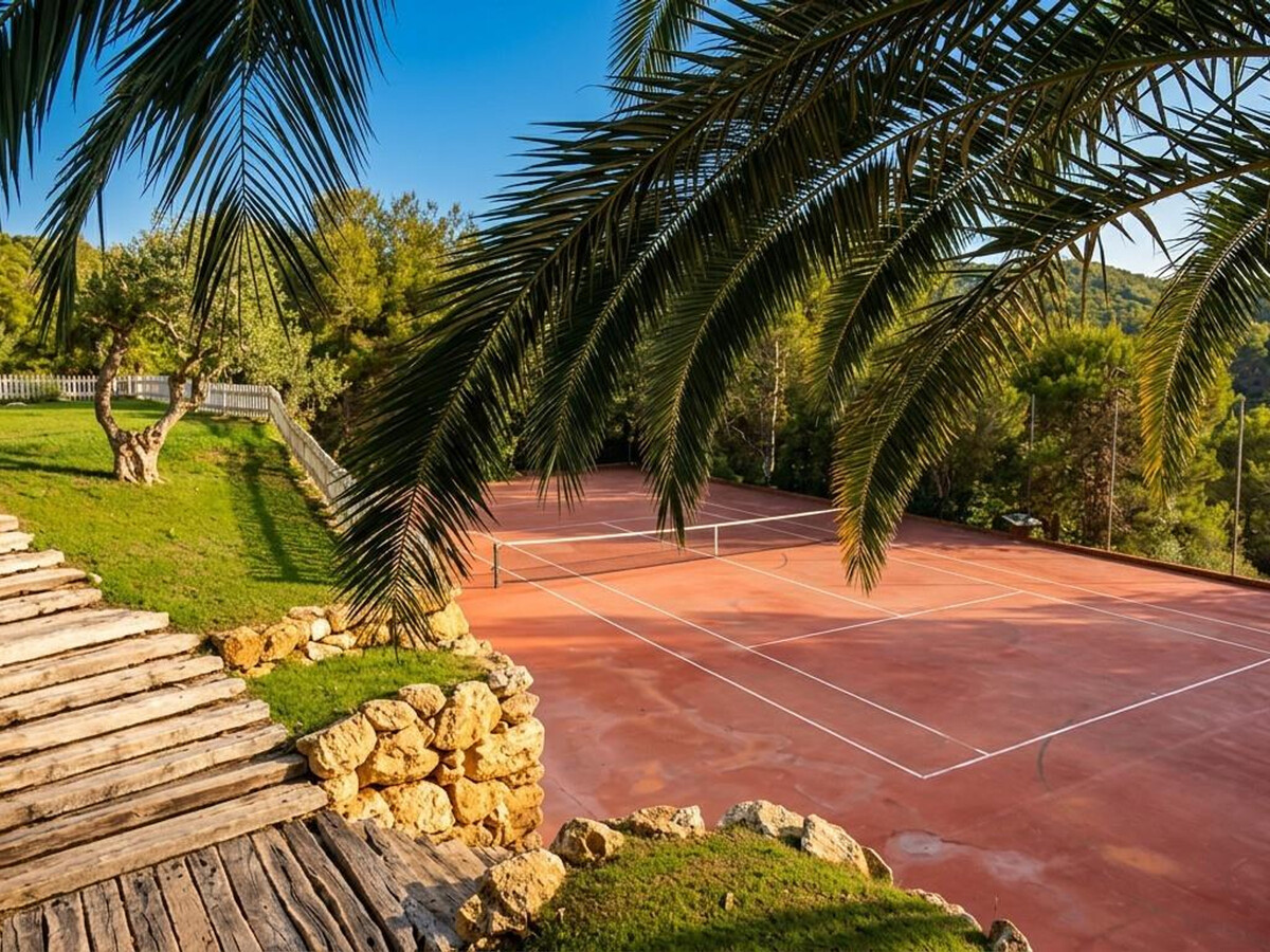 Villa Corfou Sitges : 4 chambres, piscine et tennis - Photo 27