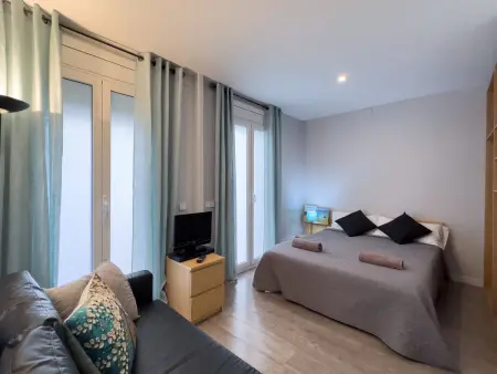 Studio central Barcelone, Passeig de Gracia, 4 pers. : photo 1